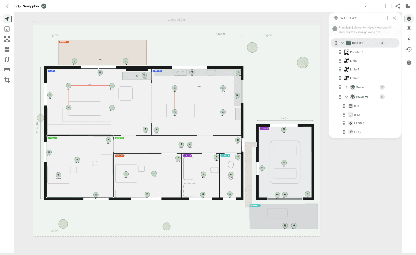 AutomatykDomowy.pl Planer — Ansicht für Innenarchitekten